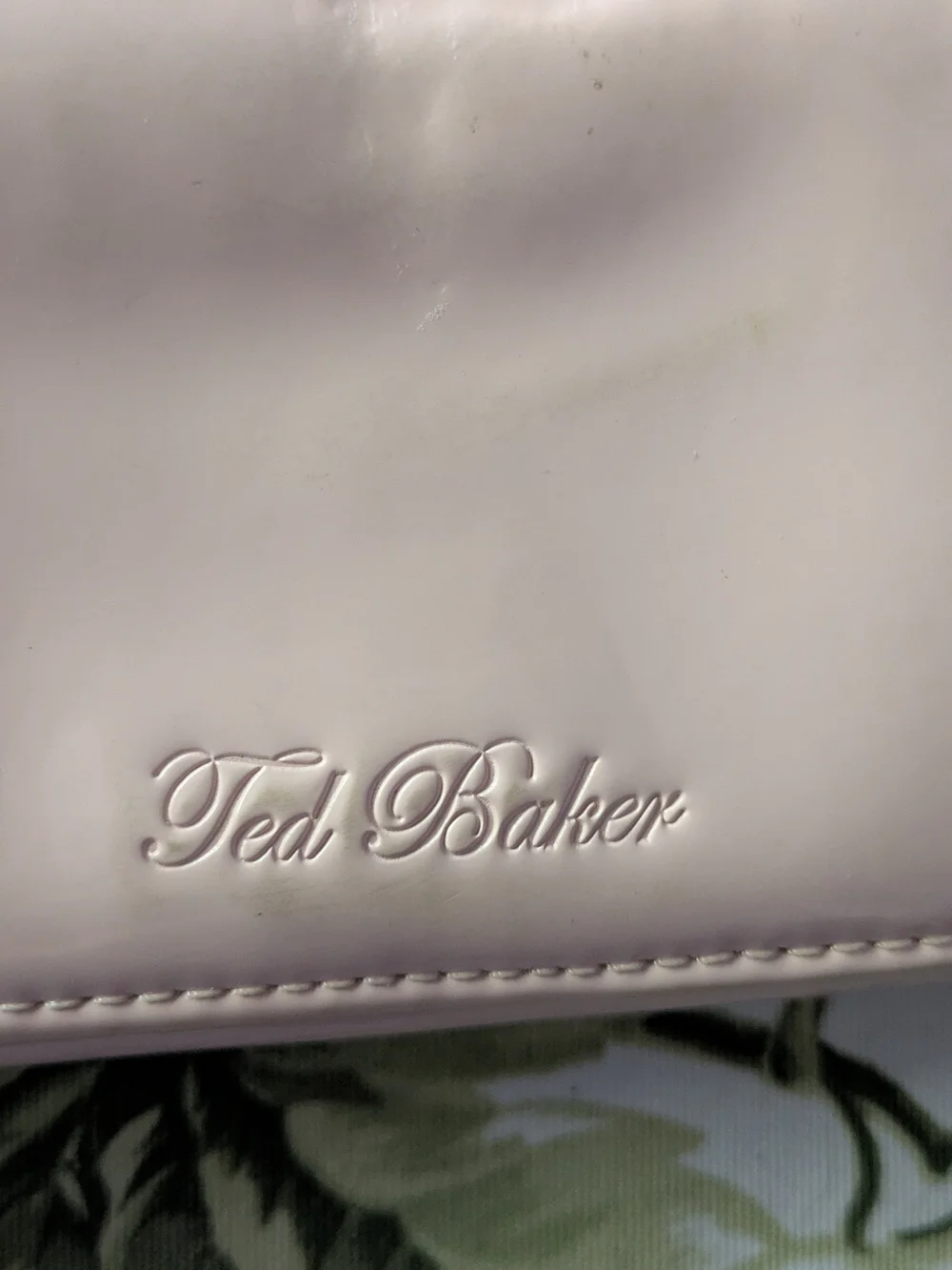 Ted Baker Women's Patent Clutch Wallet - Pale Pink